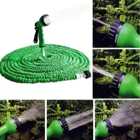 Alle Hersteller 2,5 millions - 7,5 millions Tuyau d'arrosage flexible magique avec pistolet d'arrosage (vert)