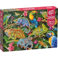 TIMARO Puzzle 2000 pièces Amazing Chameleons 50101 Cherry Pazzi