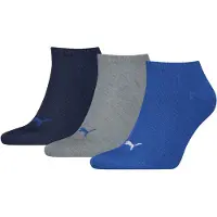 Puma Chaussettes de sport bleu / gris / blanc