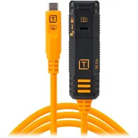 Tether Tools Câble d'extension verrouillable TetherBoost USB-C TetherPro Optima 10G de , 4,8 m, noir