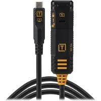 Tether Tools Câble d'extension verrouillable TetherBoost USB-C TetherPro Optima 10G de , 4,8 m, orange
