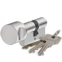 ABUS Cylindre 45X55Mm Mat Nick Long 3 Clés