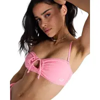 Roxy Essentials Sd Bandeau Bikini Top Rose XS Femme