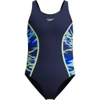 Speedo Hyperboom Splice Muscleback Swimsuit Bleu 8 Years Fille