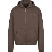 Dropsize Veste de survêtement chocolat / umbra