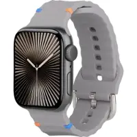 Just in Case Bracelet ActiveFlex pour Apple Watch 44/45/46/49mm, gris