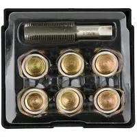 YATO Bouchons de vidange, bouchons de carter d'huile Kit de réparation M14, 6 bouchons