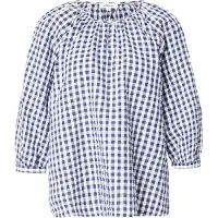 s.Oliver Chemisier bleu foncé / blanc