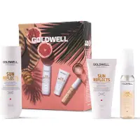 Goldwell Coffret Dualsenses Sun Reflects Sommer - Shampooing 100 ml + Soin 50 ml + Spray protecteur UV 30 ml