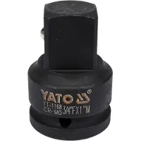 YATO Clé à chocs pneumatique Réducteur adaptateur 3/4 à 1