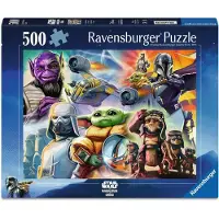 Ravensburger Puzzle pour adultes 500 pièces - The Mandalorian et Grogu