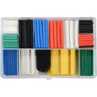 Paymali Kit de gaines thermorétractables, 171 pièces, assortiment de tailles et de couleurs