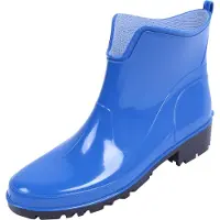 Lemigo ELKE bottes en caoutchouc femme bleu/noir, , taille 40