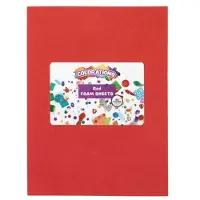Colorations - Foam Vellen Rood, 10st.
