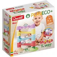 Quercetti PlayEco+ Murmelbahn Migoga - 17 Teile.