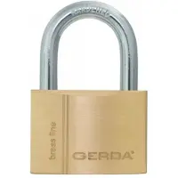 Gerda REAR BRASS 60mm 2pcs 6 KEY BLISTER