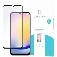 Just in Case Protecteur d'écran en verre trempé Edge To Edge Samsung Galaxy A25 (Samsung Galaxy A25), Téléphone portable : film de protection, Transparent