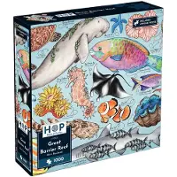 The House of Puzzles Puzzle "Grande Barrière de Corail" de la marque , 1000 pièces, thème : océan