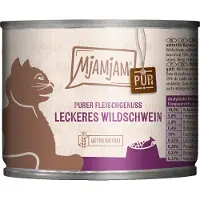MjAMjAM Pur Plaisir de Viande - Boîte Adult Cat - Sanglier - 6 x 200 g