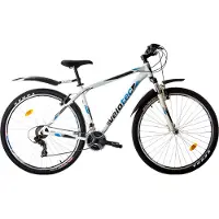 Multibrand Distribution Vélos tout terrain, VELOTEC, PRO 29 pouces blanc/bleu