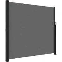 Syfax Auvent latéral rétractable anthracite 180x600 cm