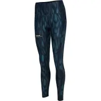 Hummel Hiit Aop Intensity High Waist Leggings Bleu S Femme