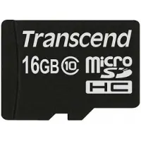 Transcend - Carte mémoire flash - 16 Go - Classe 10 - microSDHC