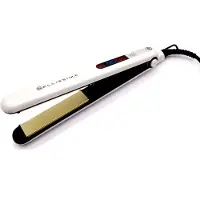 Bellissima B9 400, fer à lisser, coiffure lisse ou ondulée, revêtement céramique et kératine, lisseur, plaques arrondies