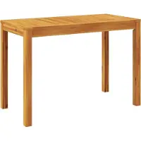 Syfax Table à manger de jardin 110x55x75 cm bois massif d'acacia