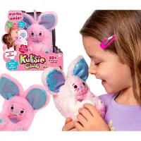 Epee En Coulisses Cadeau En Peluche Interactif Version Polonaise Lapin Rosa Flora