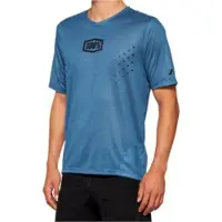 100% Airmatic Mesh Short Sleeve Enduro Jersey Bleu M Homme