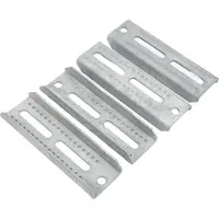 Gistuch Kit de support de couchette galvanisé et pivotant, construction réglable et stable pour 3 x 3 supports transversaux de remorque de bateau