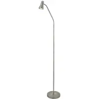 Searchlight Lampe de lecture Fusion 167cm gris métallisé