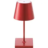 Sigor Lampe de table à accu Nuindie mini 250mm rouge cerise