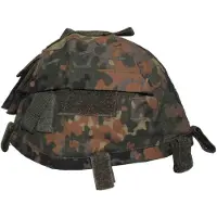 MFH Housse de casque avec poches, taille réglable, BW camo