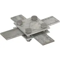 Dehn Pièce en croix acier/tZn KS FL30 STTZN 318033