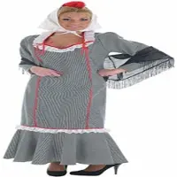 Creaciones Llopis Chulapa Vichy Adult Costume Gris Enfants