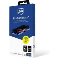 3MK Folia ochronna prywatyzujÄ ca matowa Silky Matt Privacy na Apple iPhone XS (Apple iPhone XS), Pièces de rechange pour appareils mobiles, Transparent
