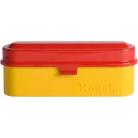 Kodak Film Case - Pour 5 rouleaux de films 35 mm - Case Retro Steel pour trier et sauvegarder les rouleaux de film (rouge) (le film n'est pas inclus)