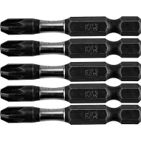 Neo Tools Buse de tournevis (S2, 50 mm, buses à impact PZ3 - 5 pcs.) (Fente de vis)