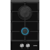 Simfer H3.201.tgrsp Gas Hob 2 Burners Noir