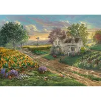 Schmidt Thomas Kinkade Studios : Champs de tournesols (1000 pièces)