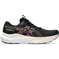 Asics GT-2000 14, chaussures de course pour femmes, noires/corail, taille 37,5