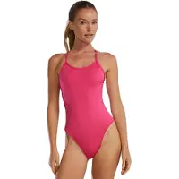 Tyr Durafas Elite Crosscut Tieback Solid Swimsuit Rose 30 Femme