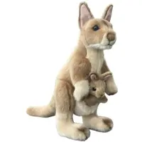 Dubi Kangourou avec son petit, 30 cm -