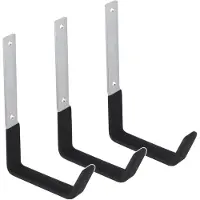 Macleans Support mural pour pneus, roues, échelles et vélos, en acier, capacité de charge max. 10 kg, MC-480, lot de 3