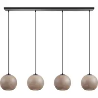 Eth Suspension 4 lumières Orb Saturn Droit avec un effet unique