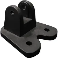 Nova Luce Base - 5,5 x 5,5 x 4 cm - noir
