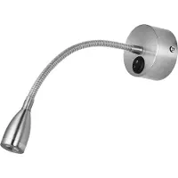 Lyora Lampe de chevet Flex chrome