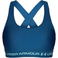 Under Armour Crossback Medium Impact Sports Bra Bleu XL Femme